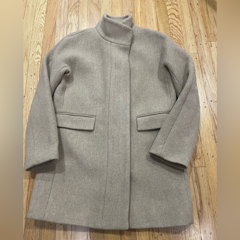 Beige J crew Peacoat size 4